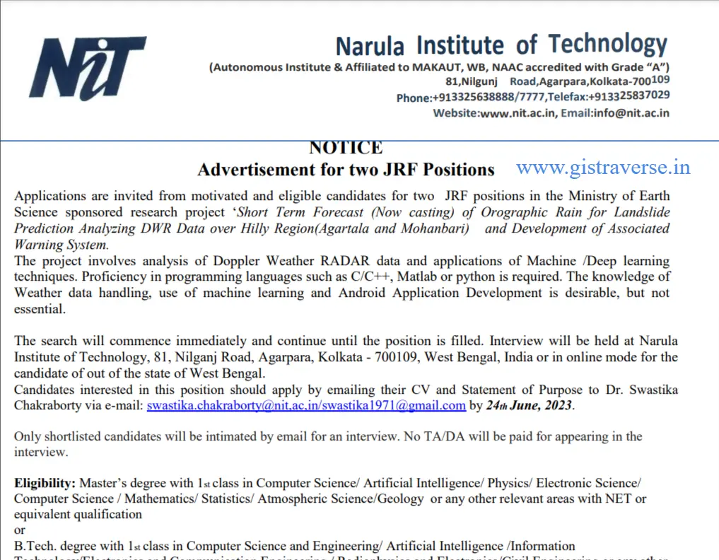 JRF Jobs